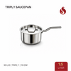 Triply Saucepan with Stainless Steel Lid