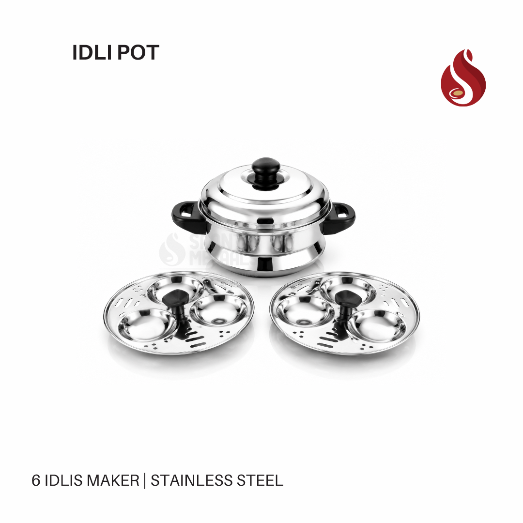 Stainless Steel Multi-Use Idli Pot Set | Multi Idli Kadai set | Multipurpose Idli, Dhokla Maker and Steamer