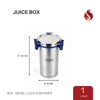 AirTight Stainless Steel Juice Tumbler with Lid (Blue)