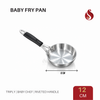 Triply Baby Chef Baby Fry Pan with Riveted Handle – 12 CM