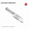 Stainless Steel Coconut Breaker with Round Handle