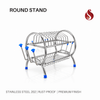 Stainless Steel 2 Tier Dish Rack for Kitchen | Utensils Stand for Kitchen | Utensils Drying Rack Organizer for Kitchen