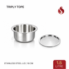 Triply Tope – Premium Stainless Steel Storage Bowl with Lid