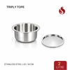Triply Tope – Premium Stainless Steel Storage Bowl with Lid