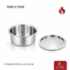 Triply Tope – Premium Stainless Steel Storage Bowl with Lid