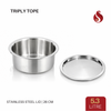 Triply Tope – Premium Stainless Steel Storage Bowl with Lid