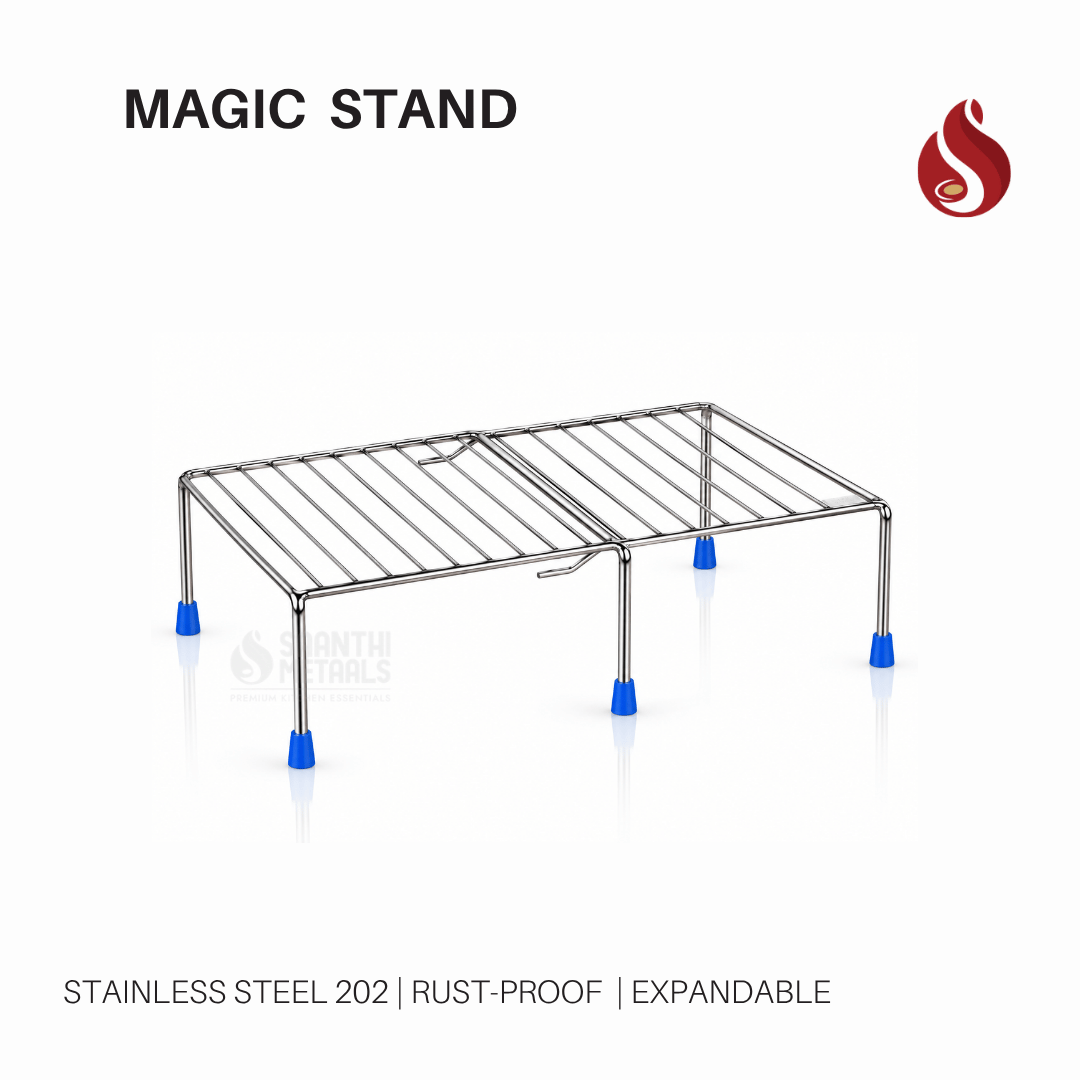 Stainless Steel Magic Stand / Rack for Kitchen