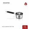 Triply Stainless Steel Saucepan with Sandwich Bottom