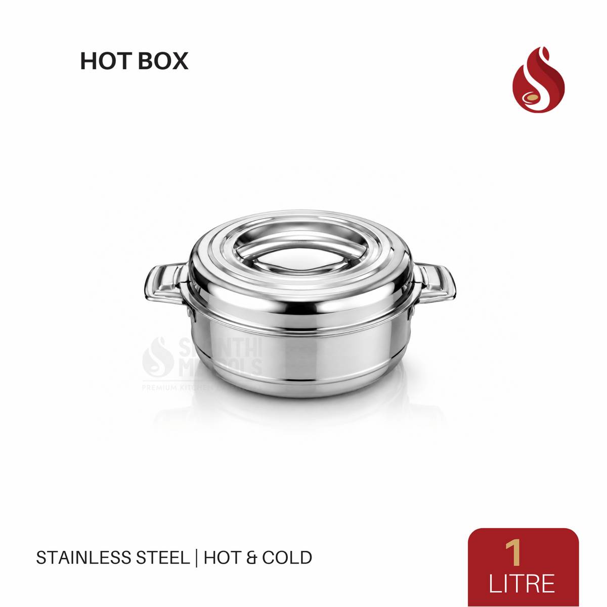Stainless Steel Hot Box (1000 ML)