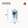 Stainless Steel Container Deep Storage Box with Locking System Food Grains for Home and Kitchen