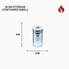 Stainless Steel Container Deep Storage Box with Locking System Food Grains for Home and Kitchen