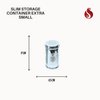 Stainless Steel Container Deep Storage Box with Locking System Food Grains for Home and Kitchen