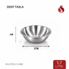 Thick-Ply Stainless Steel Tasla | Flat Bottom | Multiuse Tasla | 1.2L, 1.7L, 2.1L, 2.7L, 3.4L, 4.5L