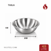 Thick-Ply Stainless Steel Tasla | Flat Bottom | Multiuse Tasla | 1.2L, 1.7L, 2.1L, 2.7L, 3.4L, 4.5L