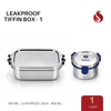 Lunch Combo Set 21 – Leakproof Tiffin Box (400 ml) + Airtight Storage Container (400 ml)