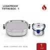 Lunch Combo Set 22 – Leakproof Tiffin Box (400 ML) + Airtight Storage Container (400 ML)