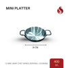 Stainless Steel Mini Platter (1.5 mm) – Baby Chef Series (300 ml / 400 ml)