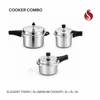 Aadi Saravedi - Curryleaf Great Value Pack | Aluminium Pressure Cooker Combo (2L + 3L + 5L)