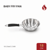 Baby Fry Pan with Bakelite Handle | 18-gauge heavy steel (1.2 mm thickness) | 16 cm, 18 cm, and 20 cm.