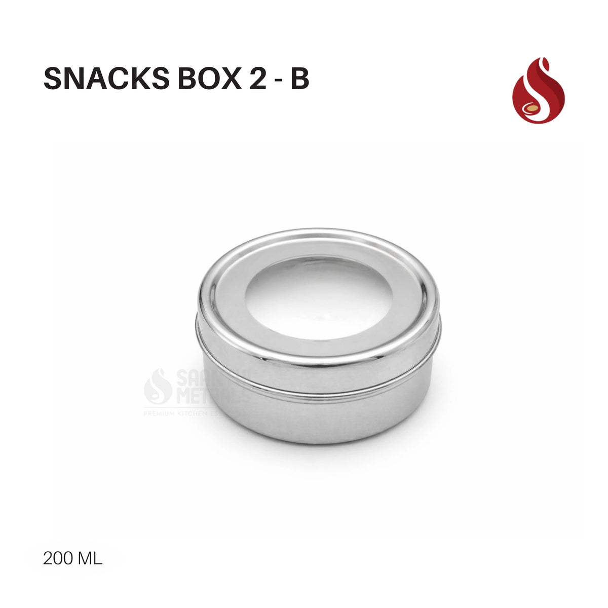 Snacks Box 200ML Round