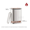 JVL Capsule Shape Galaxy Clear Container - Airtight, Transparent, Durable (For Dry Storage)