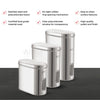 JVL Galaxy Window Storage - Airtight Dry Storage Container with Transparent Window
