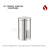 JVL Trendy Window Container Storage Boxes With Transparent Window | For Dry Storage