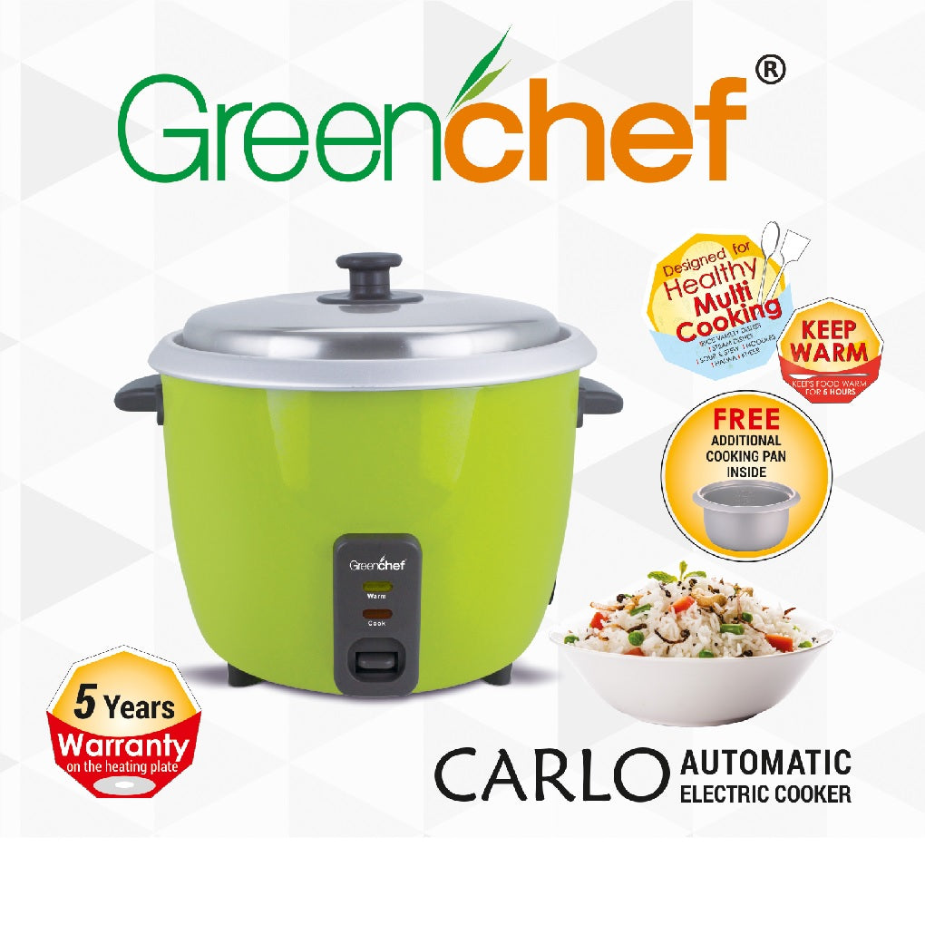Greenchef Carlo Rice Cooker – Automatic Electric 1.8L