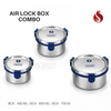 Aadi Saravedi - Airtight Lock Box Combo (400 ml + 600 ml + 750 ml)