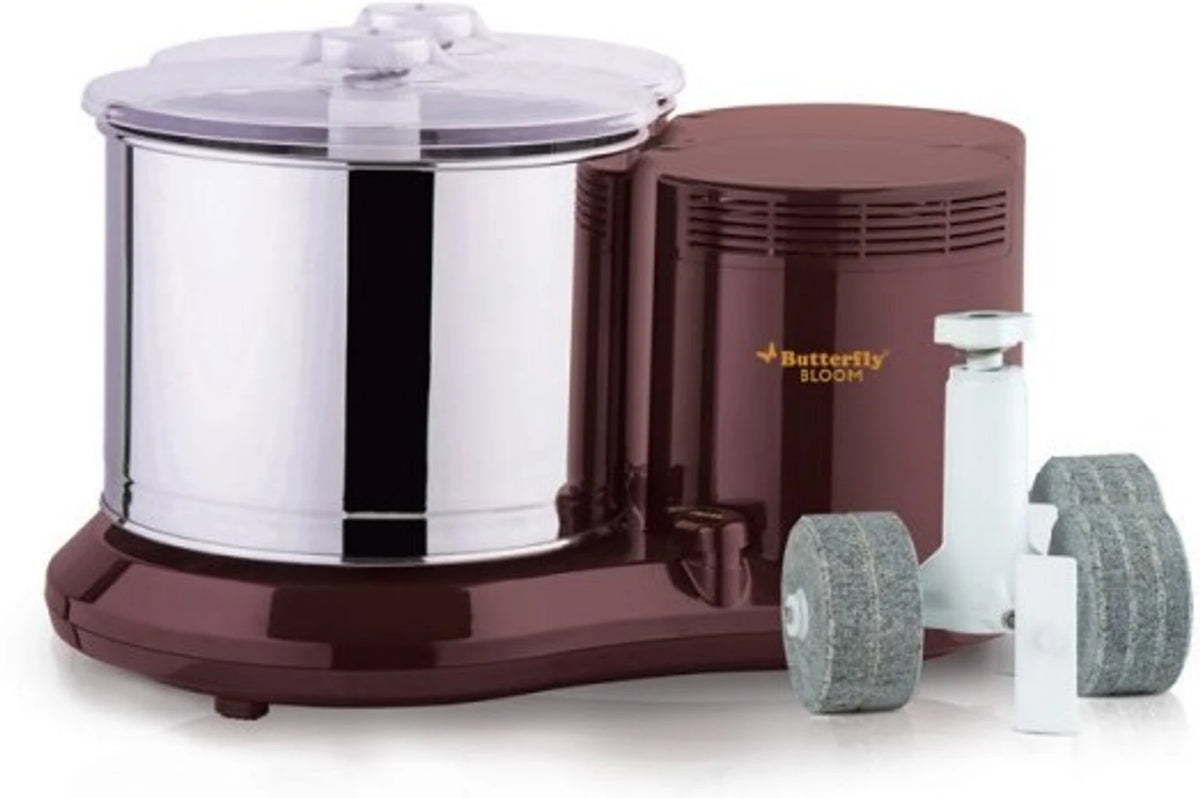 Butterfly Bloom 2 Litre Wet Grinder – Cherry Red