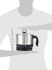 Pigeon Kessel Multipurpose Kettle (12173) 1.2 litres with Stainless Steel Body, used for boiling Water and milk, Tea, Coffee, Oats, Noodles, Soup etc. 600 Watt (Black & Silver)