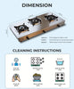 Butterfly Rhino Stainless Steel Manual Gas Stove – 2 Burner