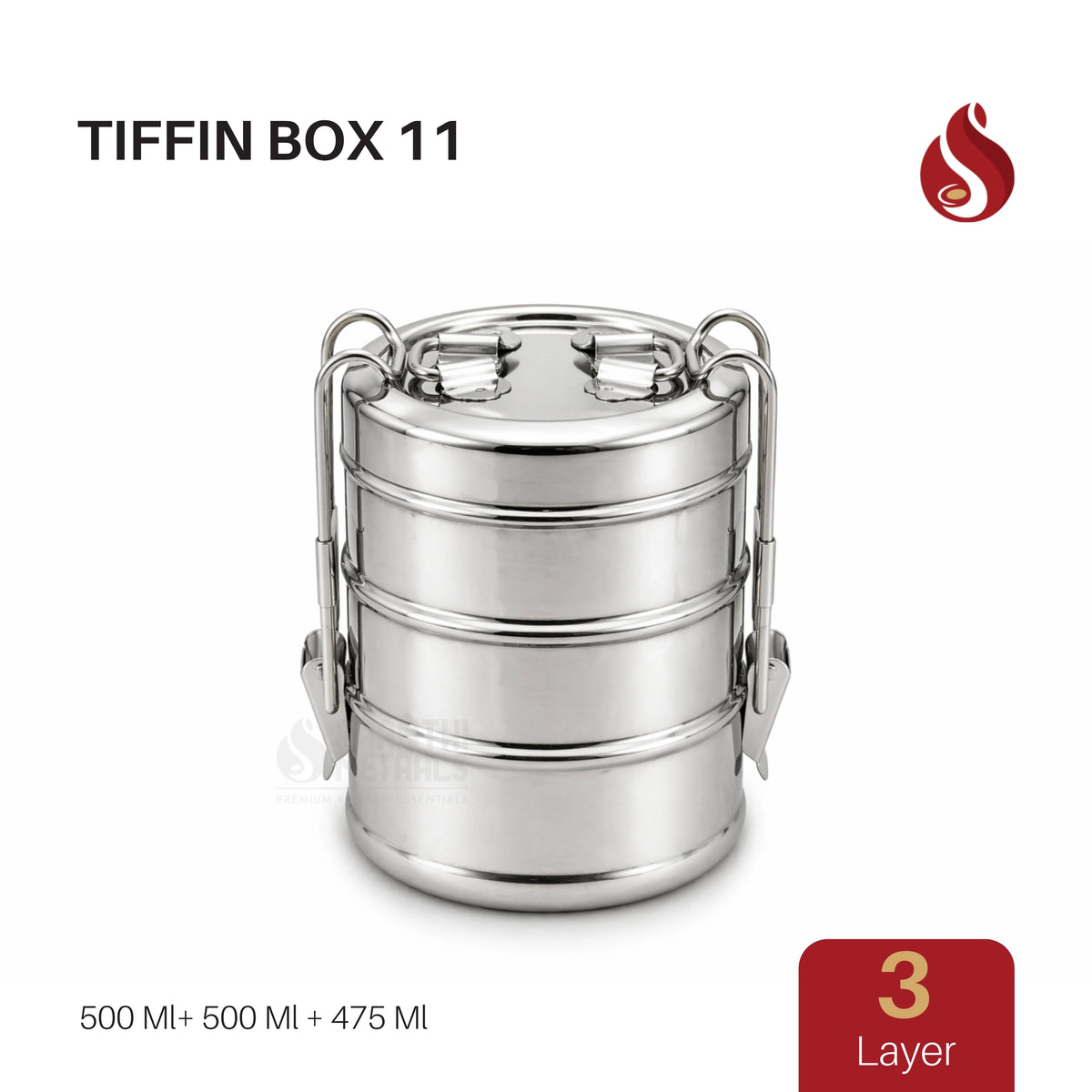 Tiffin Box Siranjeevi 3L Big