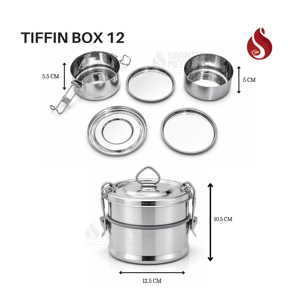 Tiffin Box Sristi 2L Big