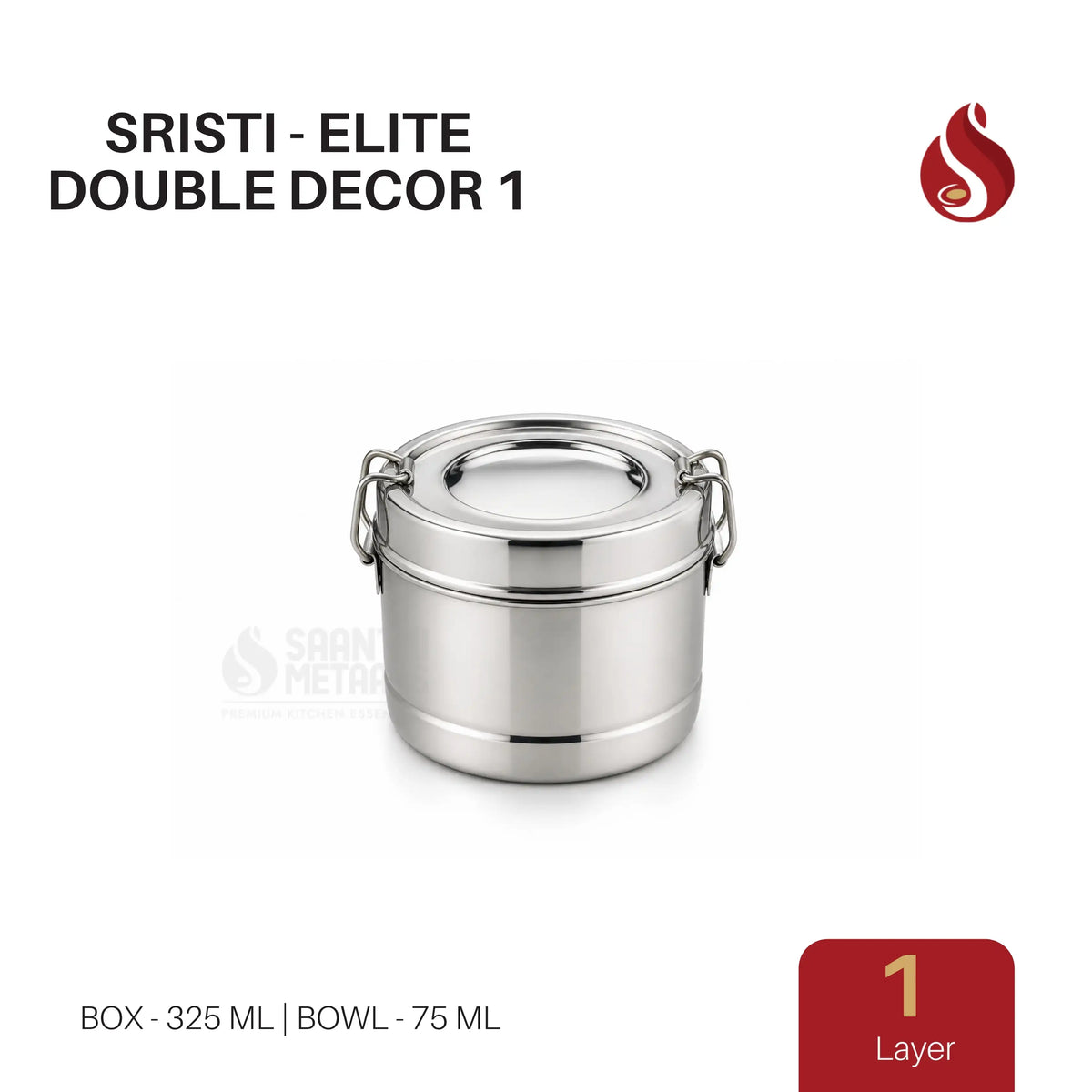 Tiffin Box Sristi Elite Double 1