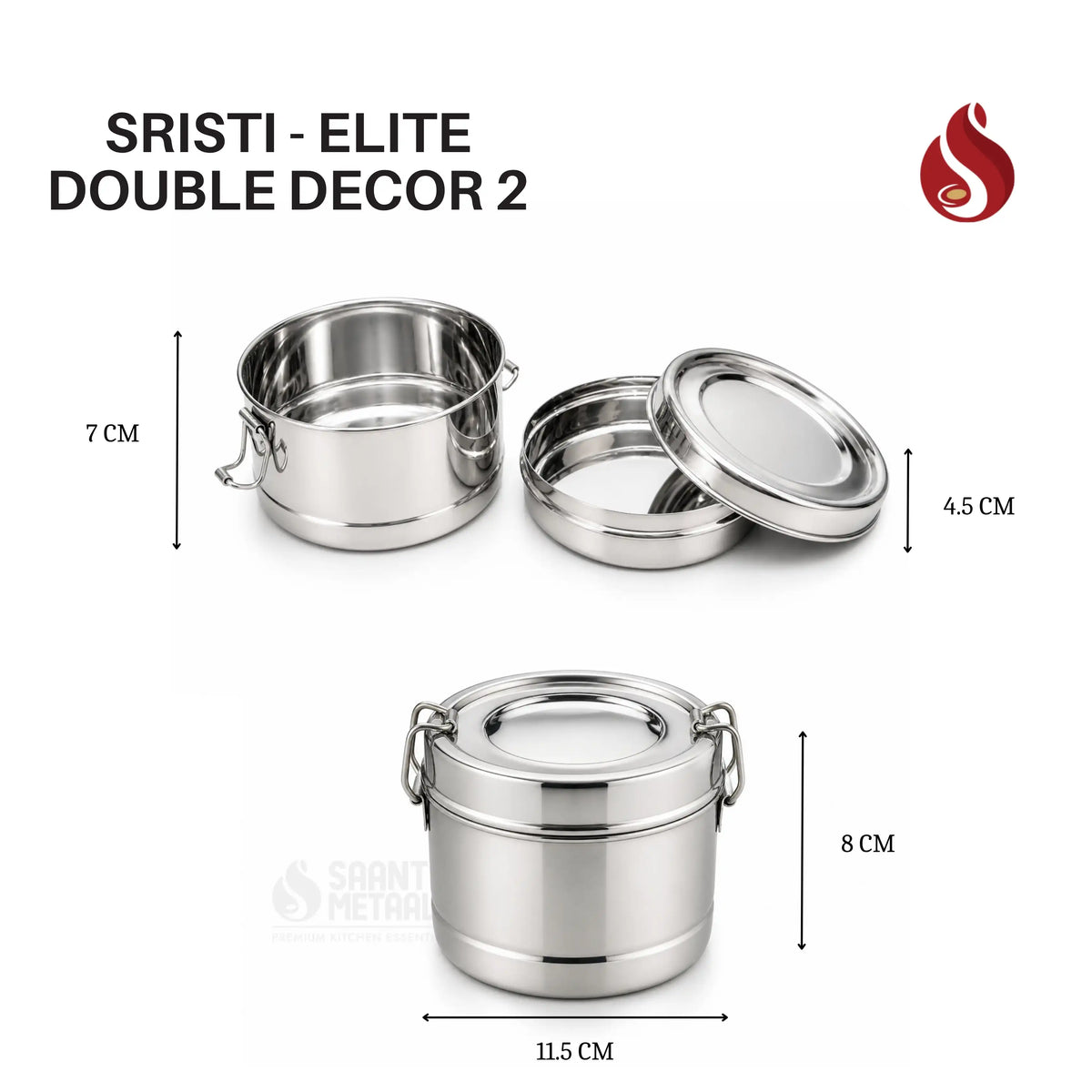 Tiffin Box Sristi Elite Double 2