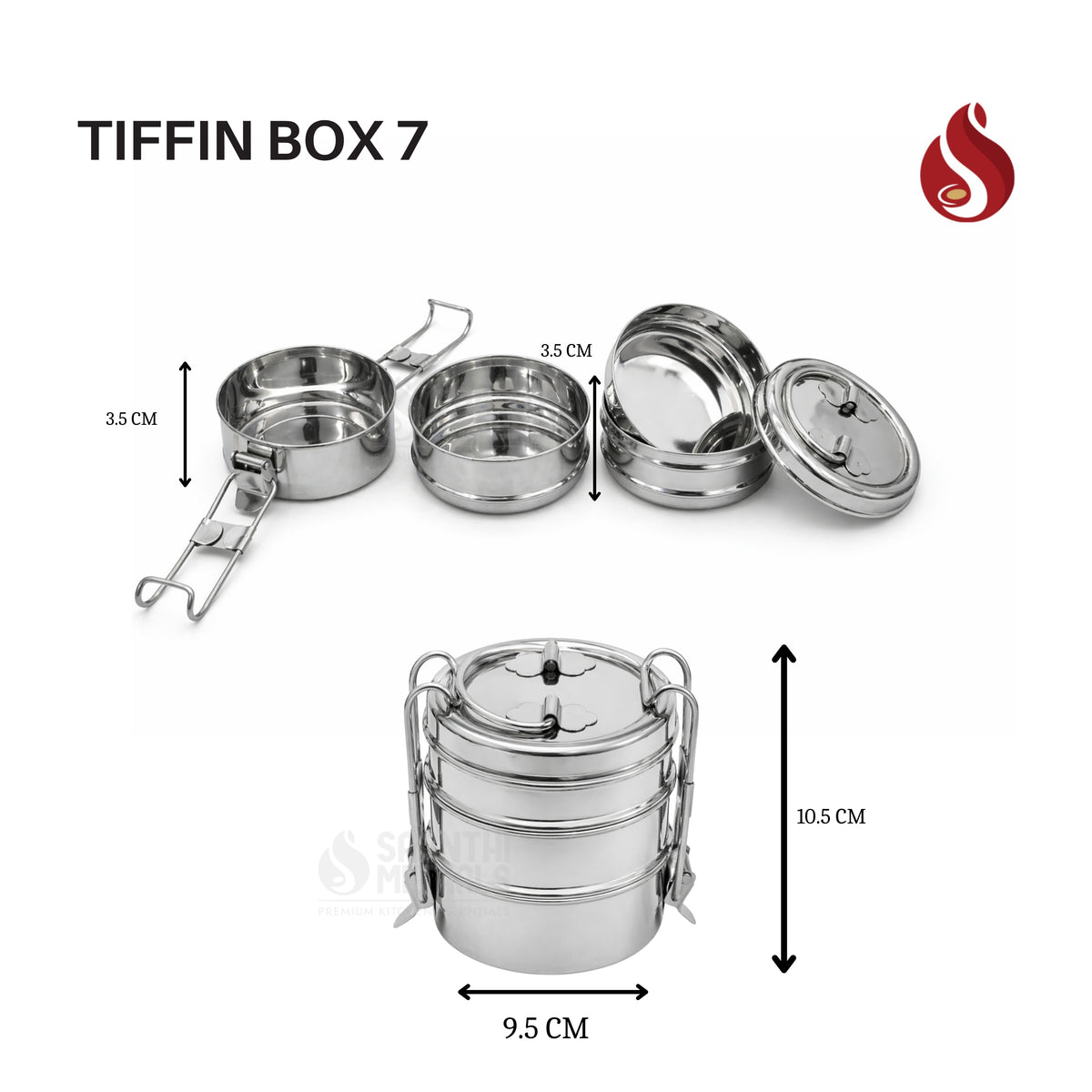 Tiffin Box Kristina 3L Big