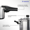 Tramontina Triply Pressure Cooker | Pressure Cooker for Dal,Curry | Rice Cooker | Gas/Induction Cookware