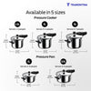 Tramontina Triply Pressure Cooker | Pressure Cooker for Dal,Curry | Rice Cooker | Gas/Induction Cookware