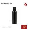 Water Bottle Plain 1l Black