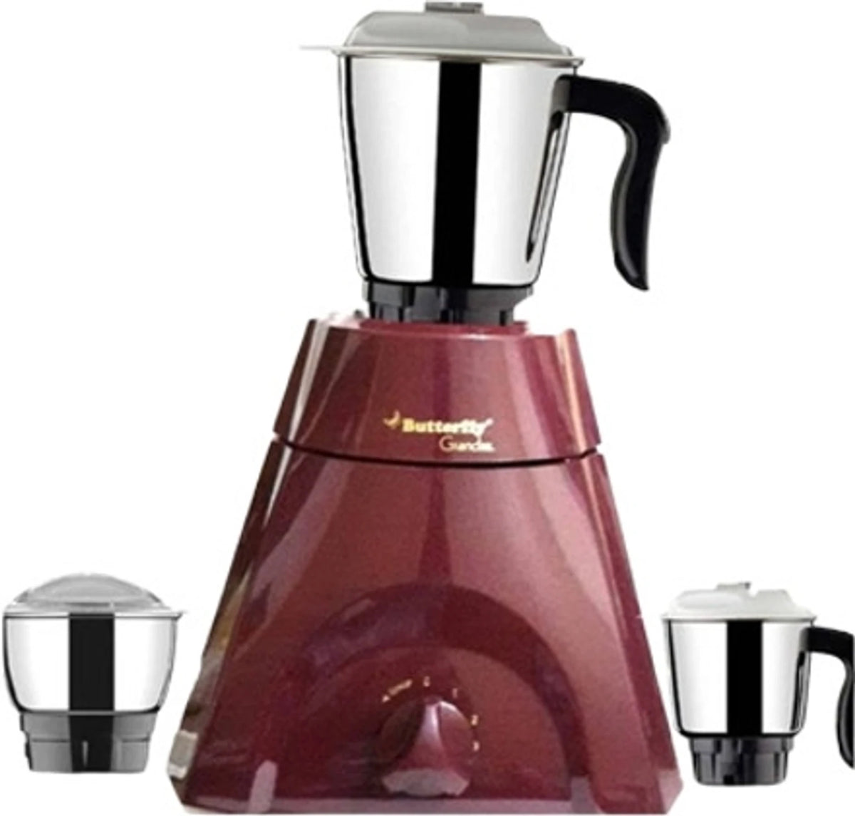 Butterfly RHINO 3 JAR 500 W Mixer Grinder (RHINO | 3 Jars | CHERRY RED)