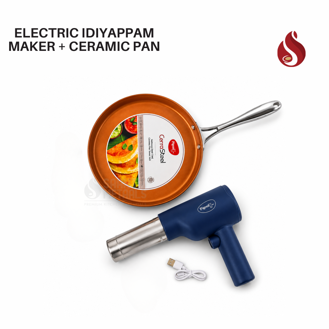 Aadi Saravedi - Idiyappam Maker & Pan Combo