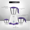 Preethi Crown Mixer Grinder – 500W – 3 Jar