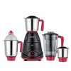 Prestige Regal 750W Mixer Grinder with 4 Jars (3 Stainless Steel Jars + 1 Juicer Jar) – Black & Red