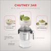 Sujata Supermix Mixer Grinder|900 Watts Double Ball Bearing Motor|22000 RPM|Non-Stop 90 Mins Running|3 Jars including 1750ml Blender, 1000ml Grinder, 500ml Chutney Jar| (White)