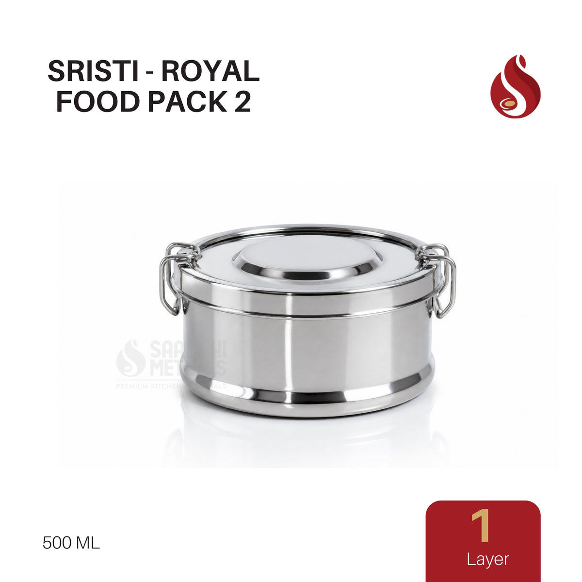 Tiffin Box Sristi Royal Pack 2