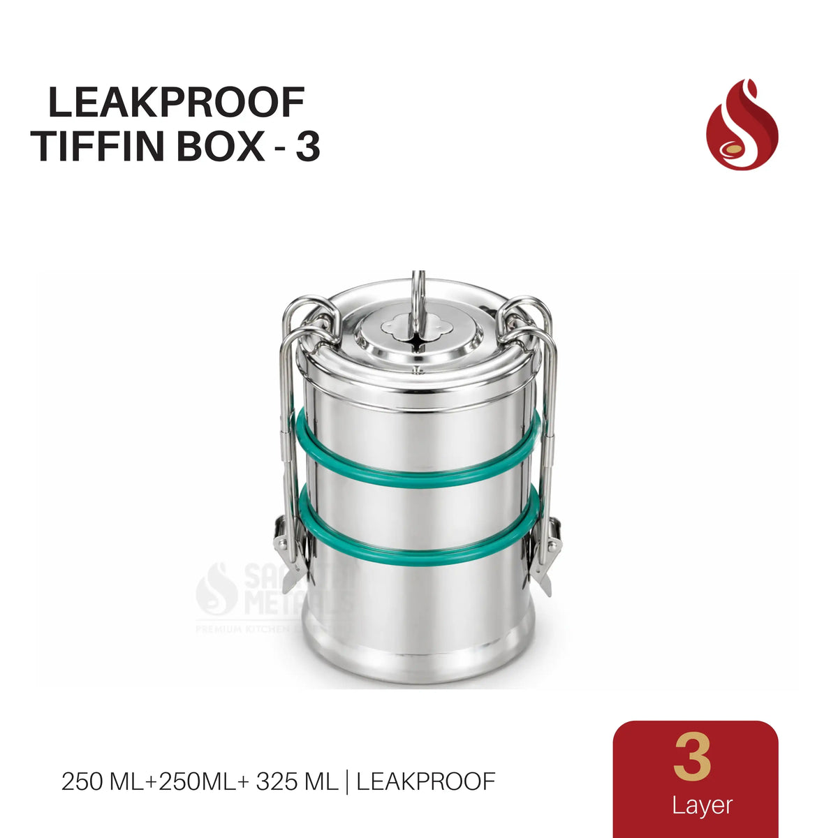 Tiffin Box Sristi 3L Small