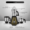 Preethi Titan Mixer Grinder - 1000W - 3 Jars - (MG-283)