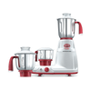 Prestige Deluxe LS 750W Mixer Grinder with 3 Stainless Steel Jars | Unique Fail-Safe Coupler | Flow Breaker Design | Cord Winder Storage | Red & White